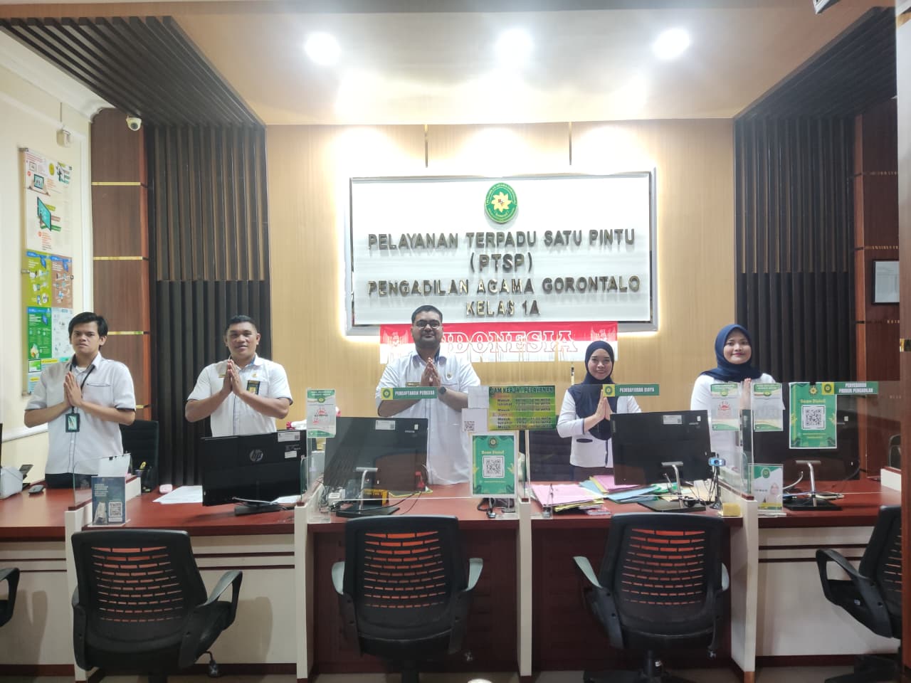 Pelayanan Terpadu Satu Pintu (PTSP) Pengadilan Agama Gorontalo